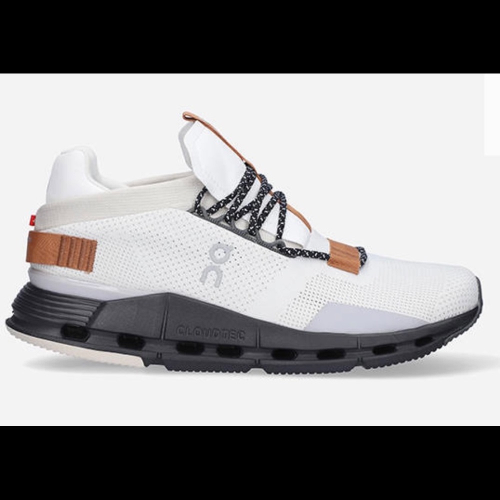 On Running CloudNova White|Pecan Women’s size 5
